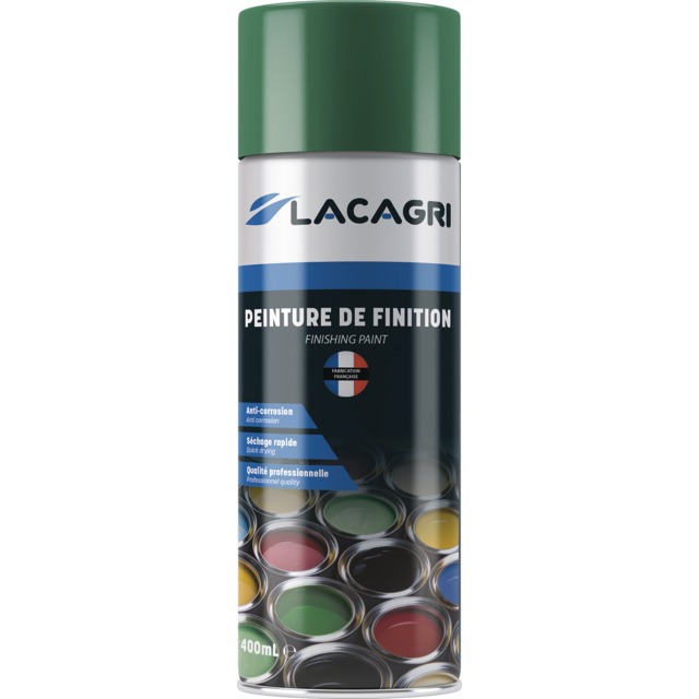 Peinture de Finition Vert Kverneland Aerosol 400ML Lacagri référence fournisseur 234681
